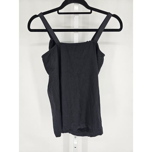 Vintage Y2K Ultra Teeze Womens layering Tank Top Black Lace Trim OS - Picture 4 of 4